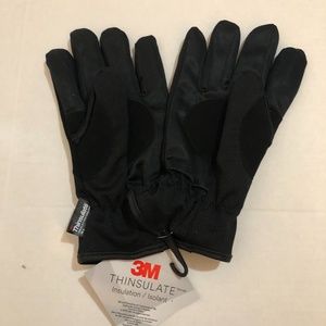 MENS WINTER THINSULATE GLOVES WITH SUEDE